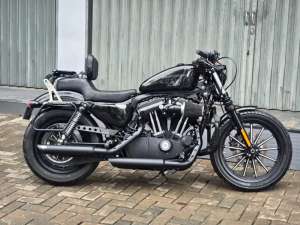 Jual bekas Moge Harley Davidson Sportster Iron 883 th 2013 Modif Fullpaper Mabua,lokasi di Jakarta Selatan