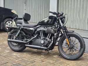 Jual bekas Moge Harley Davidson Sportster Iron 883 th 2013 FullPaper Modif,lokasi di Tangerang Selatan Kota