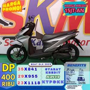 Jual bekas Mokas murah DP 400k Honda beat deluxe th 2025 cashcredit,lokasi di  ,Jakarta Selatan