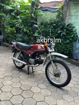 Jual bekas Motor 1999 Honda win 100 federal merah dt ts xl ke trail jadul antik,lokasi di  ,Jakarta Pusat