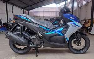 Jual bekas Motor Baruaerox alfha 155cc vva biru putih,lokasi di Bantul Kab.