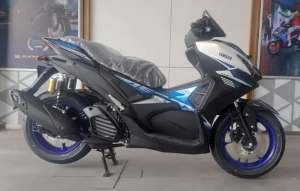 Jual bekas Motor Baruaerox alfha abs keyles conected cybercity biru putih,lokasi di Sleman Kab.