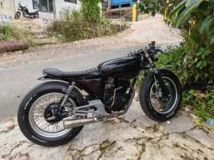Jual bekas Motor Costum Honda Megapro Primus Cafe racer Japstyle,lokasi di Kotabaru Kab.