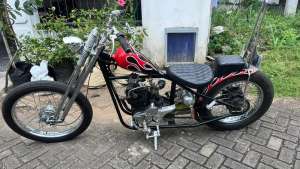 Jual bekas Motor Custom Skinny Chopper Scorpio,lokasi di Depok Kota