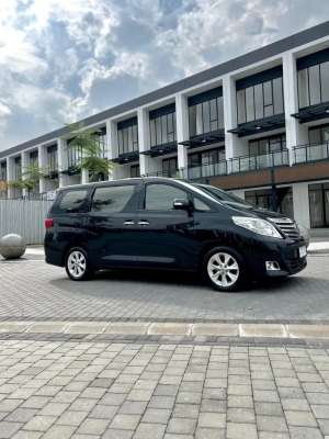Jual bekas Mudik Mewah ni Gan Toyota Alphard G AT 2014 Hitam terima plat B,lokasi di Jakarta Selatan