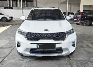 Jual bekas Mulus Gres Kia Sonet Premier AT Matic 2021 Putih Km 67rban Siap Pakai,lokasi di Jakarta DKI