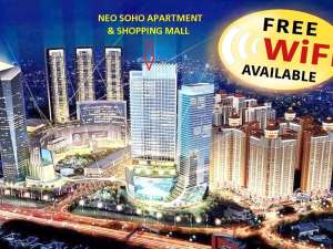 Neo Soho Apartment diatas Mal Neo Sohonyambung ke Mal Central Park lokasi di Jakarta Barat, tersedia melalui melalui situs Olx