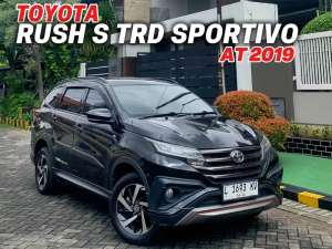 Jual bekas NEW RUSH S TRD AUTOMATIC 2020 KM 60RBAN,lokasi di Surabaya Kota