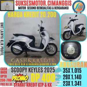 Jual bekas NEW SCOOPY PRESTIGE TERMURAH CASHBACK UPTO700RBU FREEOLI3X,lokasi di  ,Bogor Kab.