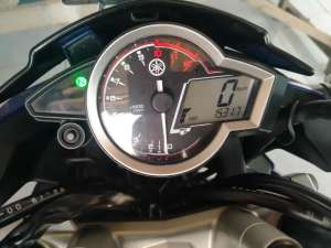 Jual bekas New Vixion Advance Biru Movistar,lokasi di Jakarta Pusat
