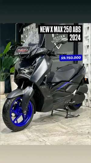 Jual bekas New xmax 250 abs 2024,lokasi di Malang Kota