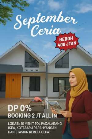Ngapain ngontrak terus kalau bisa punya rumah di perumahan padalarang lokasi di Bandung Barat Kab., tersedia melalui melalui situs Olx