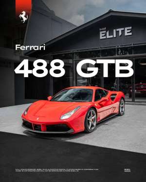 Jual bekas NIK 2019 Ferrari 488 GTB Rosso Corsa,lokasi di Jakarta Utara