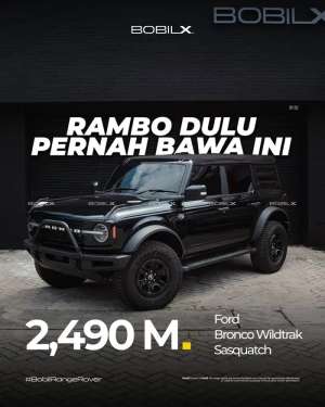 Jual bekas NIK 2022 Ford Bronco Shadow Black Color,lokasi di Jakarta Utara