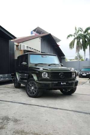 Jual bekas NIK 2025 Mercedes-Benz G 450d AMG MANUFAKTUR Olive Metallic,lokasi di Jakarta Utara