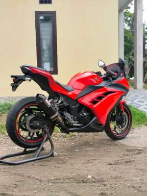 Jual bekas Ninja 250 km rendah 8000,lokasi di Bandung Kota