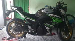 Jual bekas Ninja Z250fi tahun 2014 putih,lokasi di Balikpapan Kota