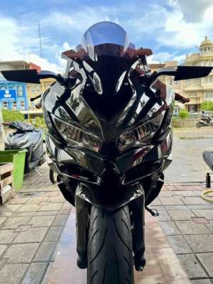 Jual bekas Ninja ZX 25 R non ABS modifikasi,lokasi di Jakarta Utara