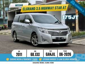 Jual bekas Nissan Elgrand 3.5 HWS AT Silver 20112012 alphard serena biante,lokasi di Tangerang Selatan Kota
