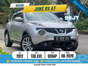 Jual bekas Nissan Juke RX At 2012 Silver,lokasi di Jakarta Selatan