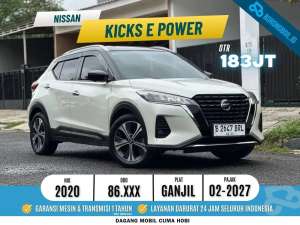 Jual bekas Nissan Kicks E Power Hybrid 2020 Putih,lokasi di Jakarta Selatan