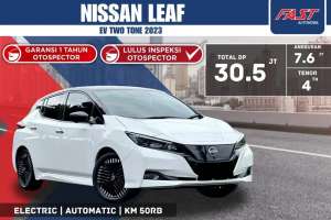 Jual bekas NISSAN LEAF EV TWO TONE AT 2023 KM.50RB RECORDPAJAK PANJANG,lokasi di  ,Surabaya Kota