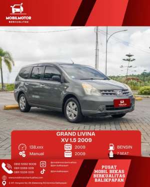 Jual bekas Nissan Livina 2009 Bensin,lokasi di Balikpapan Kota