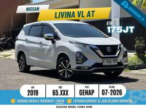 Jual bekas Nissan Livina VL 1.5 AT 2019 Solid White Service Record,lokasi di Tangerang Kota