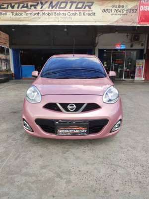 Jual bekas Nissan March 1.2 XS CBU Automatic 2014 Merah Muda Pink Terawat Bagus,lokasi di Palembang Kota