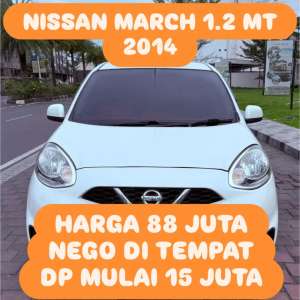Jual bekas Nissan March 2014 Bensin DP 15 JUTA,lokasi di Medan Kota