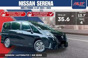 Jual bekas NISSAN NEW SERENA HWS E-POWER 20252024 1.4 AT LOW KM.25RBPJK PJG,lokasi di Bandung Kota