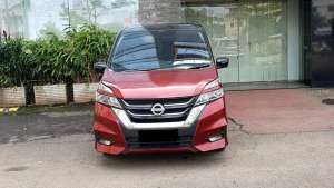 Jual bekas Nissan Serena 2.0 HWS Highway Star AT Merah 2022 Like New Record,lokasi di Jakarta Selatan