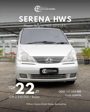 Jual bekas Nissan Serena HWS 2012 AT,lokasi di Jakarta Barat