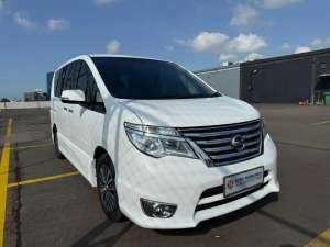 Jual bekas Nissan Serena HWS 2017 Putih CT 2018 Good Condition Freed Alphard,lokasi di Jakarta Utara