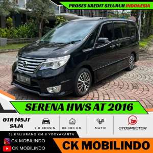 Jual bekas Nissan Serena HWS Matic 2016 ISTIMEWA DP Minim Bisa Kredit Nav1,lokasi di Semarang Kota