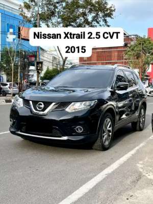 Jual bekas Nissan X-Trail 2.5 CVT Bensin AT 2015 Km 156 ribuan,lokasi di Palembang Kota