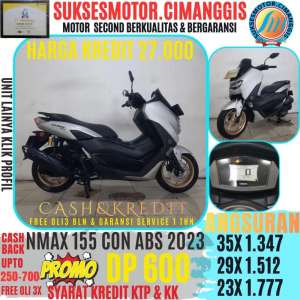Jual bekas NMAX 155 CONECETED DP 600 CASHBACK UPTO700RBU FREEOLI3X SUKSESMOTOR,lokasi di Depok Kota