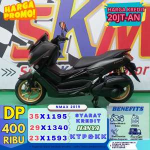 Jual bekas NMAX 2019 DP 400 CASHCREDIT,lokasi di Jakarta Pusat