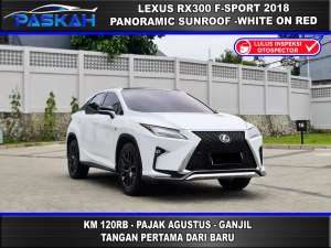 Jual bekas NO PR BUNGA5 TDP70 GANJIL LEXUS RX300 FSPORT 2018 RX 300 SPORT 2018,lokasi di Jakarta