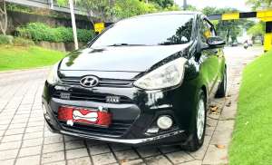 Jual bekas NYAMANIRIT Hyundai Grand i10 i-10 Matic AT 2015 Hitam No Brio E KIM,lokasi di  ,Surabaya Kota