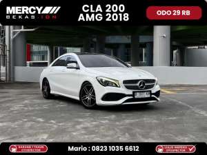 Jual bekas Odo 29 rbCLA200 Mercy Mercedes Benz CLA 200 Amg Line 2018,lokasi di Jakarta Selatan