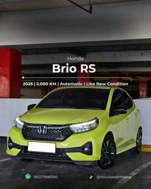 Jual bekas Odo 2rb Perak Brio RS CVT 2025,lokasi di Palembang Kota