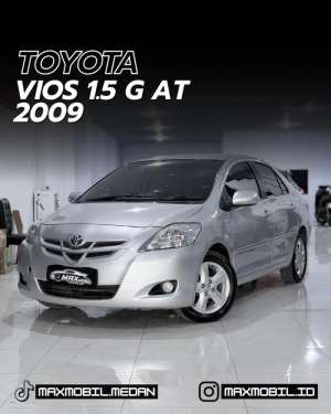 Jual bekas ODO 58RB TOYOTA VIOS 1.5 G AT 2009 pemakaian 2010,lokasi di Medan Kota