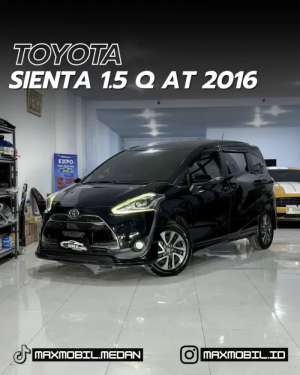 Jual bekas ODO 60RB TOYOTA SIENTA 1.5 Q CVT 2016 pemakaian 2017,lokasi di Medan Kota