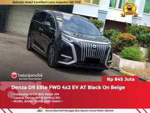 Jual bekas ODO 800 KMDenza D9 D 9 Elite FWD 4x2 EV AT 2025 2026,lokasi di Jakarta Timur