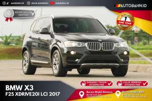 Jual bekas ODO SUPER ANTIK BMW X3 Facelift 20i Xdrive 2017,lokasi di  ,Jakarta Selatan