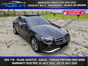 Jual bekas ODO11K BUNGA4 MERCEDES BENZ E 200 AVANTGARDE 2023 e200 AVG 2023,lokasi di Tangerang Kota