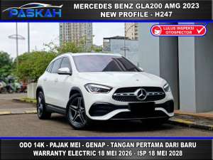 Jual bekas Odo14k Bunga4 Genap TAX-MEI MERCEDES GLA200 AMG 2023 New Profile,lokasi di Jakarta Selatan
