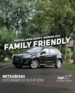 Jual bekas Outlander GLS 2014 MaticSUV Keluarga, Siap Pakai,lokasi di Jakarta Timur