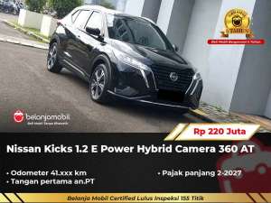 Jual bekas PAJAK PANJANGNissan Kicks 1.2 E Power Hybrid Camera 360 20222023,lokasi di Tangerang Kota